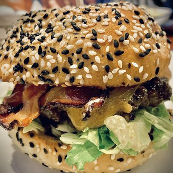 Red Lobster - Bacon Cheeseburger* on a sesame seed bun - Seafood Near Me - Reno, Nevada Red Lobster - Bacon Cheeseburger* on a sesame seed bun - Seafood Near Me - Reno, Nevada