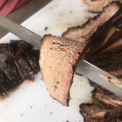 Tejano BBQ - Perfectly cooked smoked brisket