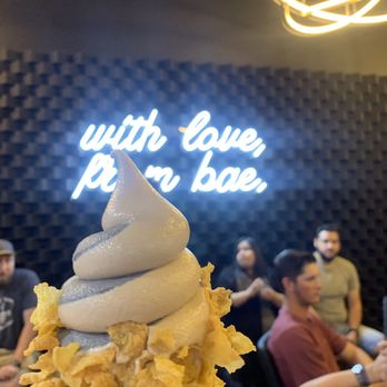 Bae - Koo Koo with Earl topped with corn flakes - Ice Cream & Frozen Yogurt Near Me - Houston, Texas Bae - Koo Koo with Earl topped with corn flakes - Ice Cream & Frozen Yogurt Near Me - Houston, Texas