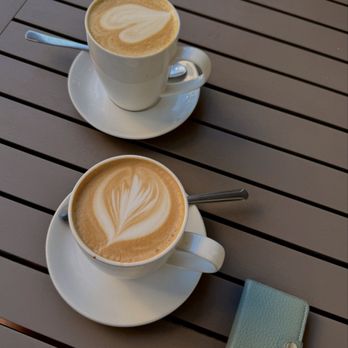Caffe Umbria - Pistachio latte and Nutellina - Coffee & Tea Near Me - Portland, Oregon