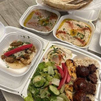 Xtiosu Kitchen - Oaxacan hummus, amazing babaganouj, shawarma taco, combo plate - Mediterranean Near Me - Los Angeles, California