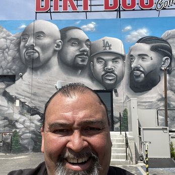 The Compound by Dirt Dog - This is me in the front entrance - Hot Dogs Near Me - Commerce, California