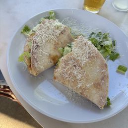 Special prosciutto and Cesar salad flat bread Special prosciutto and Cesar salad flat bread