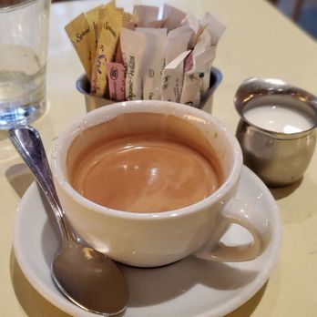 Nizza - Double Espresso with a side of cold milk. - Italian Near Me - New York, New York