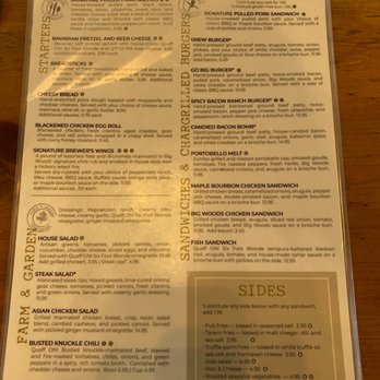 Big Woods Speedway - Menu - Burgers Near Me - Speedway, Indiana