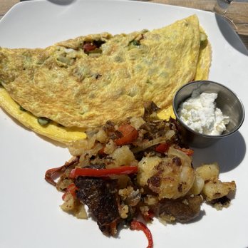 Due 360 - Vegetable omelette with goat cheese and potatoes - Tapas/Small Plates Near Me - Summit, New Jersey