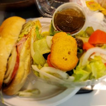 La Pizza Rina - 6" Super Sub La Pizza Rina Sandwich & supposedly my Salad was Antipasto, but it's just a Side Salad! Let's eat! - Italian Near Me - Honolulu, Hawaii La Pizza Rina - 6" Super Sub La Pizza Rina Sandwich & supposedly my Salad was Antipasto, but it's just a Side Salad! Let's eat! - Italian Near Me - Honolulu, Hawaii