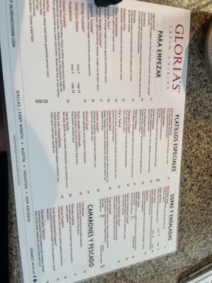 Menu photo 8 Gloria's Latin Cuisine Fairview, TX