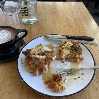 Shy Bird - + Chicken & Waffles, hot chocolate - Cocktail Bars Near Me - Cambridge, Massachusetts