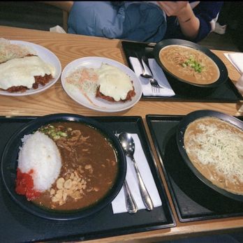Abiko Curry - Pork Curry Rice Mushroom cream curry pasta Herb Chicken Cream Curry Pasta Pork cutlet with cheese - Japanese Curry Near Me - New York, New York Abiko Curry - Pork Curry Rice Mushroom cream curry pasta Herb Chicken Cream Curry Pasta Pork cutlet with cheese - Japanese Curry Near Me - New York, New York