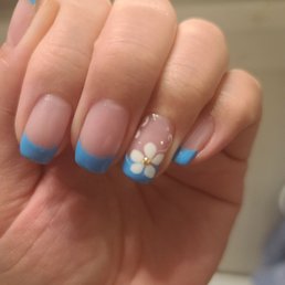 Gel manicure. Nails by... I believe she said her name was "T." Gel manicure. Nails by... I believe she said her name was "T."