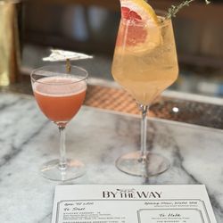 By the Way - Paper Plane cocktail, Elderflower Spritz.... Yum!