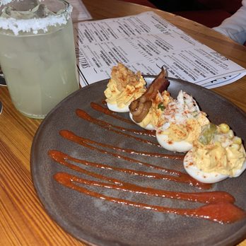 Bourbon & Baker - Deviled Eggs Plate - Cocktail Bars Near Me - Manhattan, Kansas