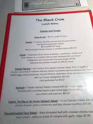 Menu photo 2 The Black Crow Beatrice, NE Menu photo 2 The Black Crow Beatrice, NE