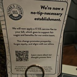 Stone’s Throw - Menu