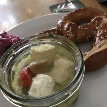 Restaurace Mincovna - pickled cheese - Czech Near Me - Prague, Puerto Rico