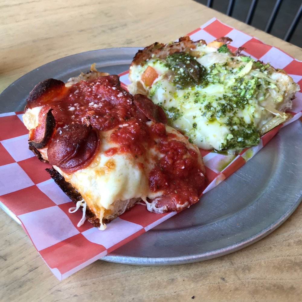 Pizza Wizard - Yummy slices. Pepperoni and white veg - Pizza Near Me - Rochester, New York Pizza Wizard - Yummy slices. Pepperoni and white veg - Pizza Near Me - Rochester, New York