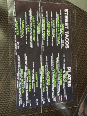 Menu photo 1 Purisima Lone Tree, CO