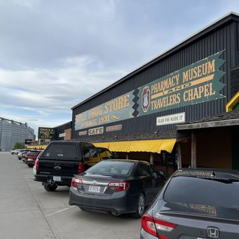Wall Drug Store - The parking in front of the main building - Drugstores Near Me - Wall, South Dakota Wall Drug Store - The parking in front of the main building - Drugstores Near Me - Wall, South Dakota