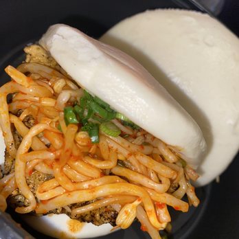 Nanban - Mayu hot chicken bao bun - Empanadas Near Me - Pittsburgh, Pennsylvania Nanban - Mayu hot chicken bao bun - Empanadas Near Me - Pittsburgh, Pennsylvania