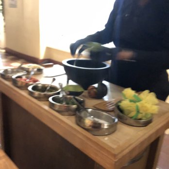 La Plazuela - hand made guac in front of us! - New American Near Me - Santa Fe, New Mexico