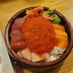 Spicy Chirashi Don.
