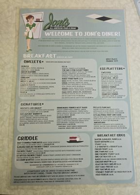 Menu photo 6 Joni's Diner Lake Geneva, WI Menu photo 6 Joni's Diner Lake Geneva, WI