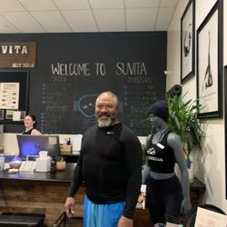 Suvita Hot Yoga - First day. Poor flexibility issues about to be resolved.