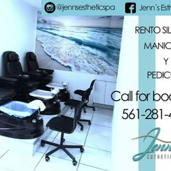 Jenn's Esthetic Spa - Rento sillas de manicura y pedicura
