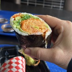 Tian Asian Express - B10. Spicy Crunchy Salmon Sushi Burrito