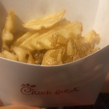 Chick-fil-A - A 3/5 full medium fry - Fast Food Near Me - Tustin, California Chick-fil-A - A 3/5 full medium fry - Fast Food Near Me - Tustin, California