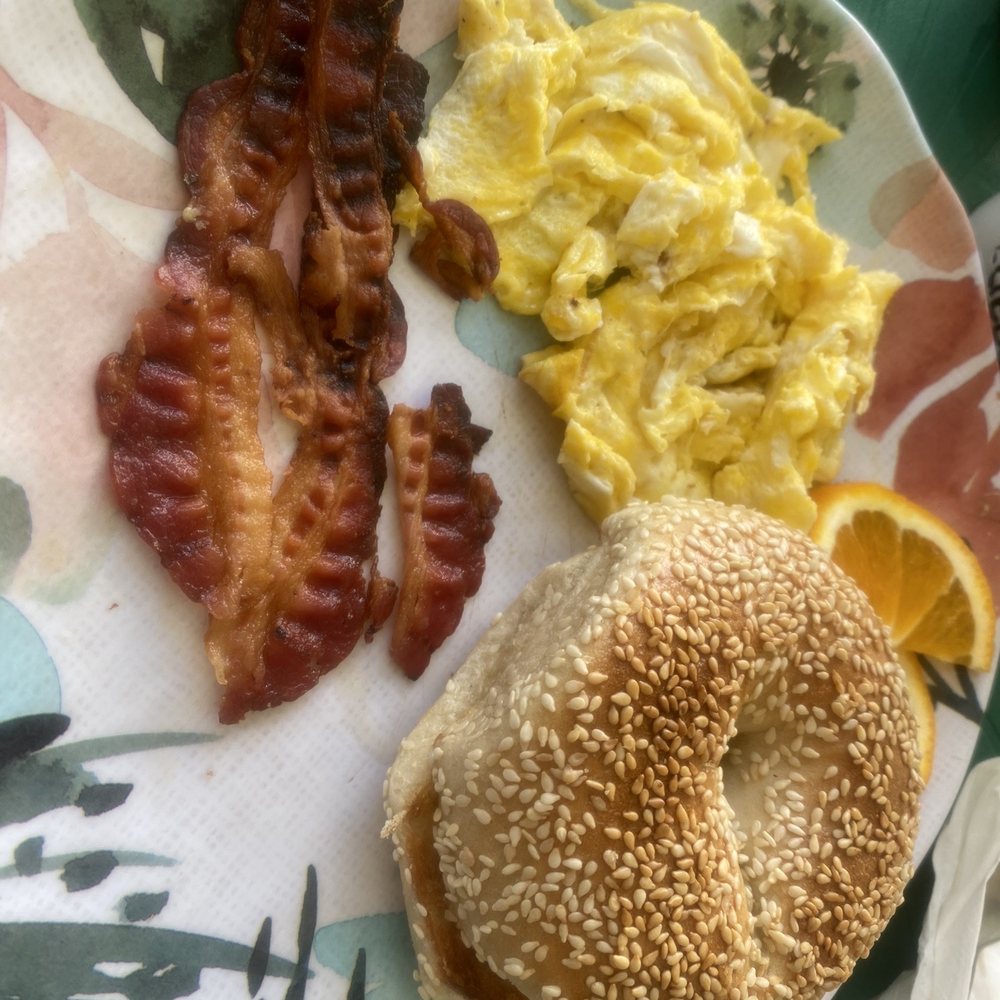 Cafe Brie - Bacon, Eggs, Sesame Bagel - Sandwiches Near Me - Pompano Beach, Florida Cafe Brie - Bacon, Eggs, Sesame Bagel - Sandwiches Near Me - Pompano Beach, Florida