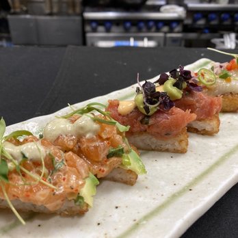 Ke-uH - Crispy rice salmon - Sushi Bars Near Me - Weston, Florida