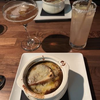 The Blue Lion - French onion soup - New American Near Me - Jackson, Wyoming