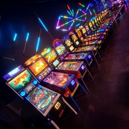 52 Brand New Pinball Machines! Over 400 games here, Classics, Fun Zone, All Ages, and a Kitchen