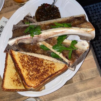 Au Cheval - Roasted Marrow Bones , Beef Cheek Marmalade & Toast - Bars Near Me - Chicago, Illinois