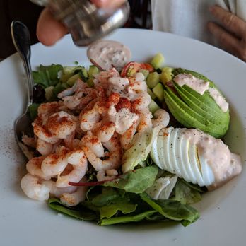 Bluewater Grill - Seafood Louie salad over spring mix, $19, best of the night. - Seafood Near Me - Coronado, California