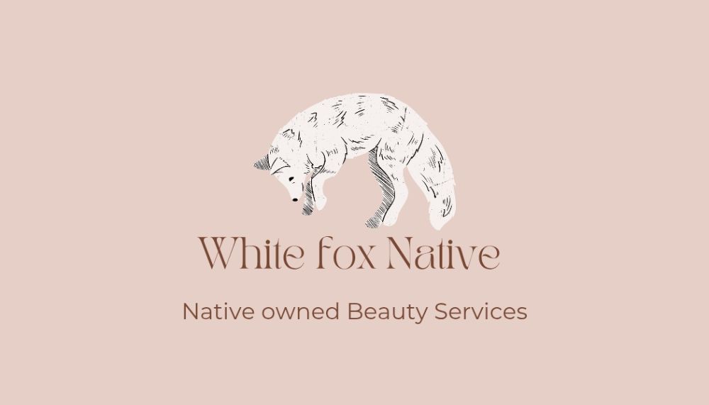 White Fox Native Logo