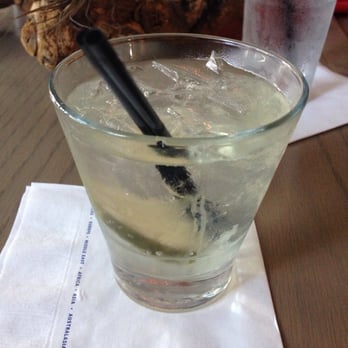 Coastal Cantina - Yes, there is a pickle in my drink! This is Pickled Gin at Coastal Kitchen. - Lounges Near Me - Del Mar, California