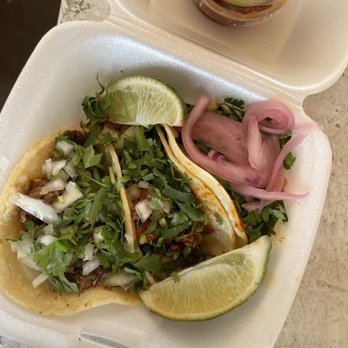 Gonzalez's Restaurant - 3 street tacos - BOMB - Mexican Near Me - Orange, California