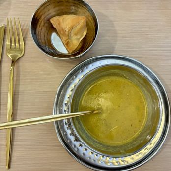 Imli Indian Kitchen & Bar - Lentil soup and samosa - Indian Near Me - Ormond Beach, Florida