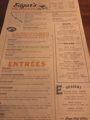 Menu photo 4 Edgar's Hermano Houston, TX