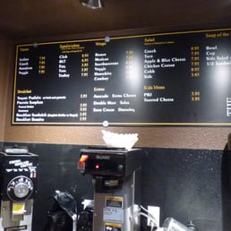 Menu board, The Coffee Oasis Poulsbo WA. Menu board, The Coffee Oasis Poulsbo WA.