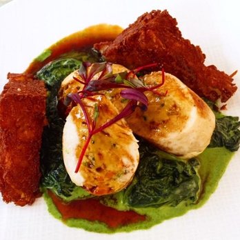 Glass Light - Chicken Roulade - New American Near Me - Norfolk, Virginia