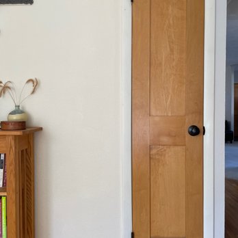 Bellwether Fine Finishes - The little door to the under stairs storage closet - Painters Near Me Bellwether Fine Finishes - The little door to the under stairs storage closet - Painters Near Me