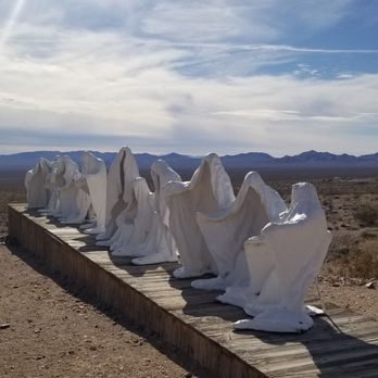 The Goldwell Open Air Museum - The Last Supper - Walking Tours Near Me - Beatty, Nevada