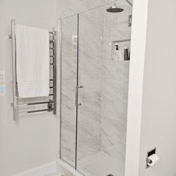 MCCS - Shower door installation.