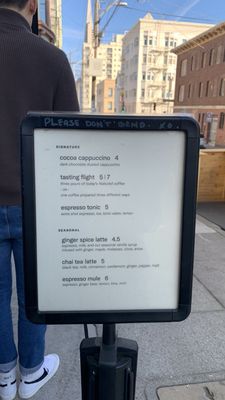 Menu photo 7 The Coffee Movement San Francisco, CA