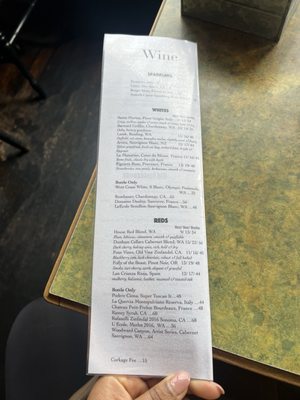 Menu photo 2 The Old Whiskey Mill Port Townsend, WA Menu photo 2 The Old Whiskey Mill Port Townsend, WA