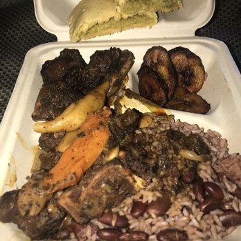 Jamaica Mi Crazy Restaurant - Oxtail meal ft. chicken curry patty - Caribbean Near Me - Germantown, Maryland Jamaica Mi Crazy Restaurant - Oxtail meal ft. chicken curry patty - Caribbean Near Me - Germantown, Maryland